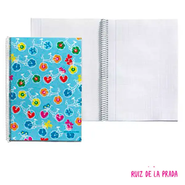 CUADERNO ESCOLAR BICICLETAS ARP AGHATA RUIZ DE LA PRADA Fº: 215 X 310 MM Fº CUBIERTAS: CARTÓN FORRAD CUADERNO ESCOLAR BICICLETAS ARP AGHATA RUIZ DE LA PRADA Fº: 215 X 310 MM Fº CUBIERTAS: CARTÓN FORRAD