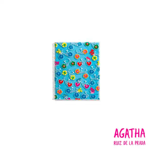 NOTEBOOK 4 POLIPROPILENO BICICLETAS ARP AGATHA RUIZ DE LA PRADA DIN A5: 148 X 210 MM CUBIERTAS: POLI NOTEBOOK 4 POLIPROPILENO BICICLETAS ARP AGATHA RUIZ DE LA PRADA DIN A5: 148 X 210 MM CUBIERTAS: POLI