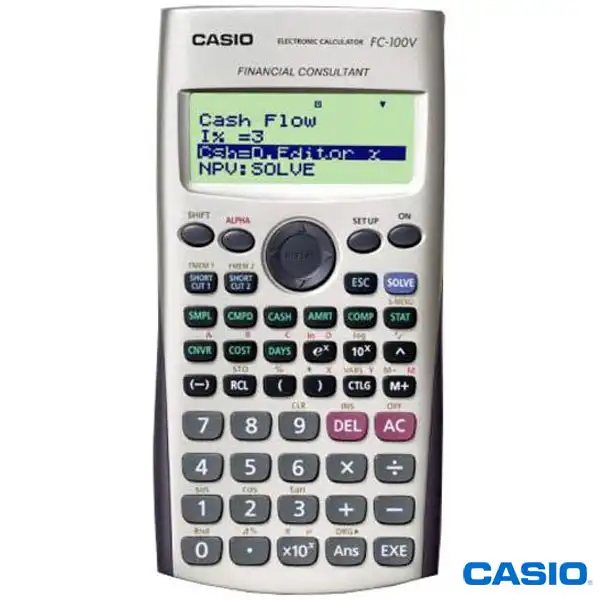 CALCULADORA CASIO FC-100 V FINANCIERA (FC-100 V) CALCULADORA CASIO FC-100 V FINANCIERA (FC-100 V)