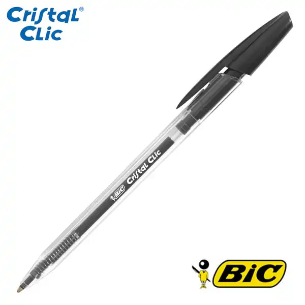 BOLIGRAFO BIC CRISTAL CLIC NEGRO (850732) 36241 BOLIGRAFO BIC CRISTAL CLIC NEGRO (850732) 36241