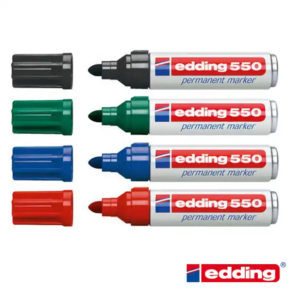 ROTULADOR EDDING 550 PERMANENTE PUNTA CONICA ROJO 39870 (10550-02) ROTULADOR EDDING 550 PERMANENTE PUNTA CONICA ROJO 39870 (10550-02)