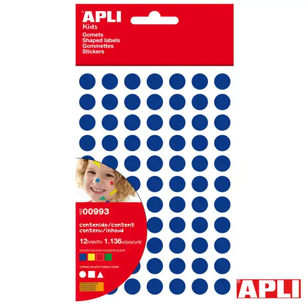 GOMETS AUTOADHESIVOS FIGURAS GEOMETRICAS PEQUEÑAS APLI 00993 GOMETS AUTOADHESIVOS FIGURAS GEOMETRICAS PEQUEÑAS APLI 00993