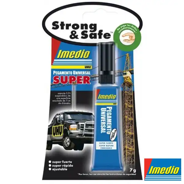 PEGAMENTO IMEDIO UNIVERSAL STRONG & SAFE 7 GR. (6304694) PEGAMENTO IMEDIO UNIVERSAL STRONG & SAFE 7 GR. (6304694)