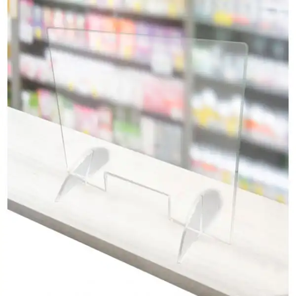 MAMPARA DE PROTECCION 675x900 GRANDE METACRILATO TRANSPARENTE DE 5 MM DE GROSOR REF. 32021MCSTP MAMPARA DE PROTECCION 675x900 GRANDE METACRILATO TRANSPARENTE DE 5 MM DE GROSOR REF. 32021MCSTP