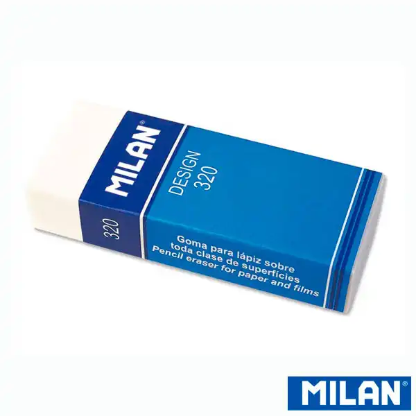 GOMA DE BORRAR DESIGN 320 PLASTICO MILAN (CPM320) GOMA DE BORRAR DESIGN 320 PLASTICO MILAN (CPM320)