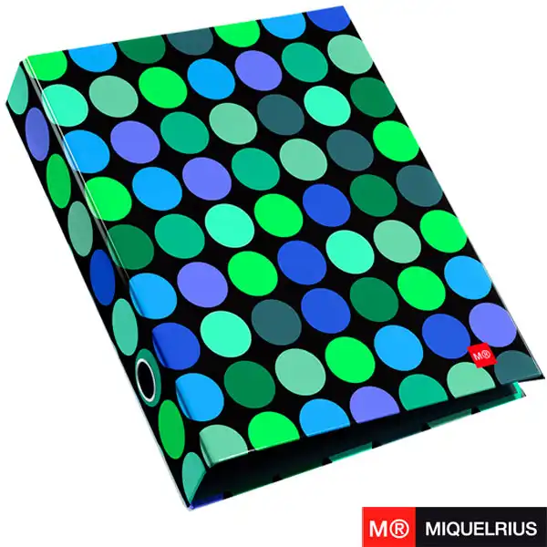 ARCHIVADOR 4 ANILLAS 40MM DOTS MR 14784 ARCHIVADOR 4 ANILLAS 40MM DOTS MR 14784