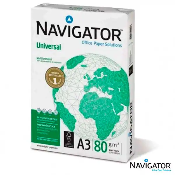 PAPEL NAVIGATOR A3 80GR 500HJ 119906 NAV-80-A3 28234 PAPEL NAVIGATOR A3 80GR 500HJ 119906 NAV-80-A3 28234