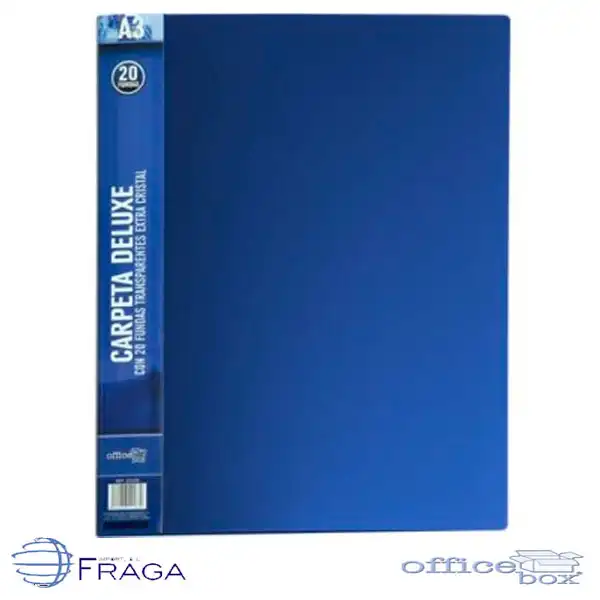 CARPETA OFFICE BOXFLEXIBLE 20 FUNDAS A3 SERIE DELUXE NEGRO (12168) CARPETA OFFICE BOXFLEXIBLE 20 FUNDAS A3 SERIE DELUXE NEGRO (12168)