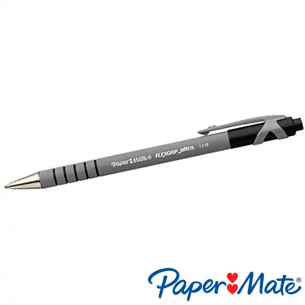 BOLIGRAFO FLEXGRIP ULTRA RETRACTIL STICK NEGRO PAPER MATE (S019039) 21305 BOLIGRAFO FLEXGRIP ULTRA RETRACTIL STICK NEGRO PAPER MATE (S019039) 21305