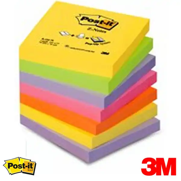 PACK POST-IT ® 8 BLOCS NOTAS Z-NOTES NEON 3M (FT510283599) PACK POST-IT ® 8 BLOCS NOTAS Z-NOTES NEON 3M (FT510283599)