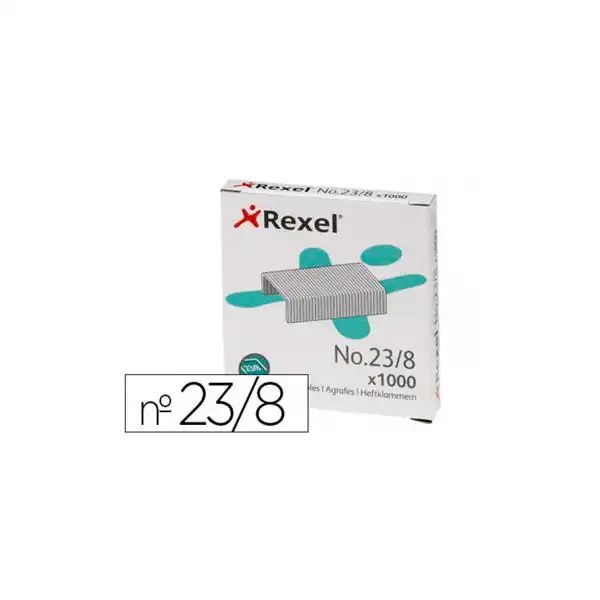 GRAPAS REXEL 23/8 CAJA 1000 GRAPAS (2101054) 300035 GRAPAS REXEL 23/8 CAJA 1000 GRAPAS (2101054) 300035