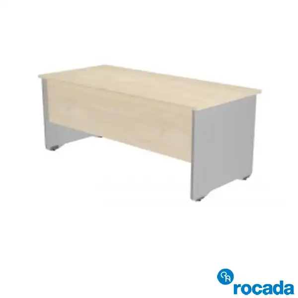 MESA ROCADA 140X80 CM. MELAMINA DE 25 MM. GROSOR GRIS/ALUMINIO LAMINADO (2001AB02) MESA ROCADA 140X80 CM. MELAMINA DE 25 MM. GROSOR GRIS/ALUMINIO LAMINADO (2001AB02)