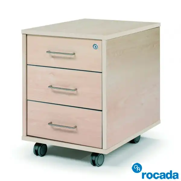 BUCK ROCADA MOVIL 3 CAJONES SISTEMA ANTIVUELCO GRIS/ALUMINIO (4003AB02) BUCK ROCADA MOVIL 3 CAJONES SISTEMA ANTIVUELCO GRIS/ALUMINIO (4003AB02)