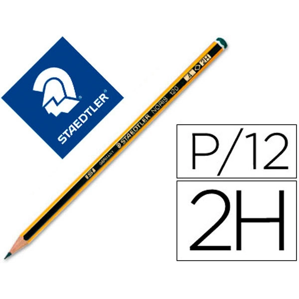 LAPIZ 120 STAEDTLER Nº4 2H4 120-4 CABEZA VERDE 73092 LAPIZ 120 STAEDTLER Nº4 2H4 120-4 CABEZA VERDE 73092