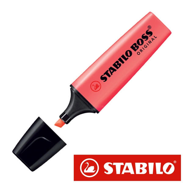 MARCADOR STABILO BOSS FLUORESCENTE ROJO (70/40) 22765 MARCADOR STABILO BOSS FLUORESCENTE ROJO (70/40) 22765