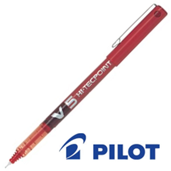 ROTULADOR PILOT V-5 TINTA LIQUIDA ROJO 15449 (NV5R) ROTULADOR PILOT V-5 TINTA LIQUIDA ROJO 15449 (NV5R)