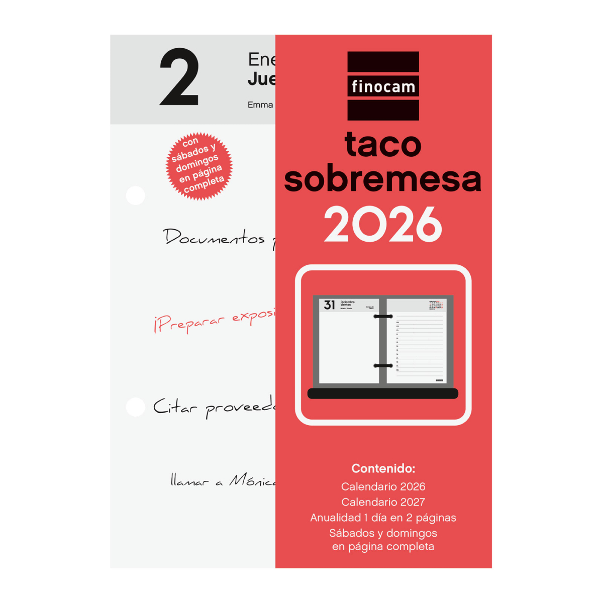 Taco calendario al mejor precio
